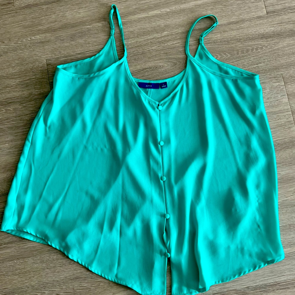 Apt 9 - Teal light tank top